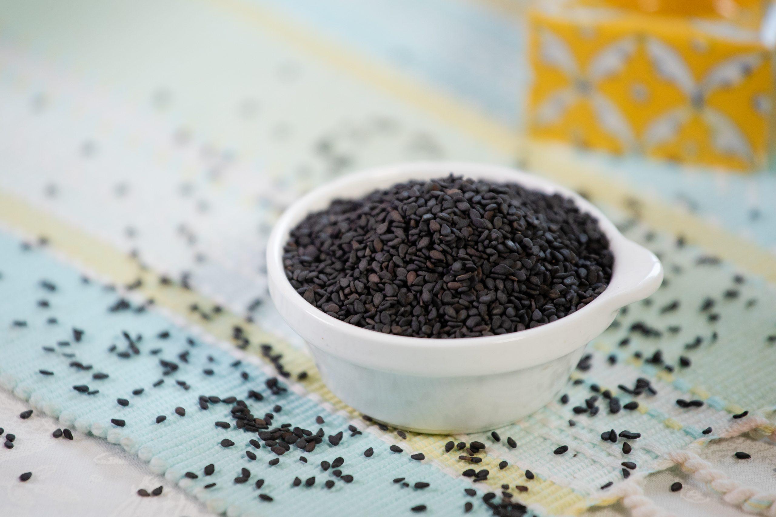 Black Sesame Seeds - Kale Til - Sesamum Indicum 2 Black Sesame Seeds - Kale Til - Sesamum Indicum - Image 2