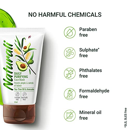 Naturali Daily Purifying Face Wash |Pack of 1| 50ml 4 Naturali Daily Purifying Face Wash |Pack of 1| 50ml - Image 4