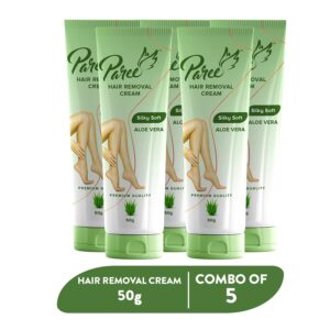 Paree Hair Removal Cream for Women Pack of 5 (50g)