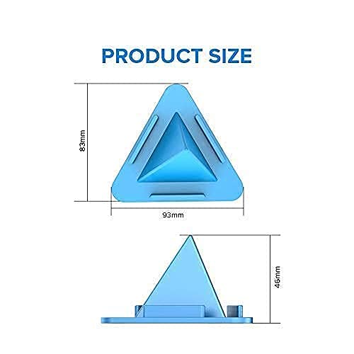 Pyramid Mobile Stand Portable Three-Sided Triangle Shape Mobile Holder Multi Color (Pack of 5) 4 Pyramid Mobile Stand Portable Three-Sided Triangle Shape Mobile Holder Multi Color (Pack of 5) - Image 4