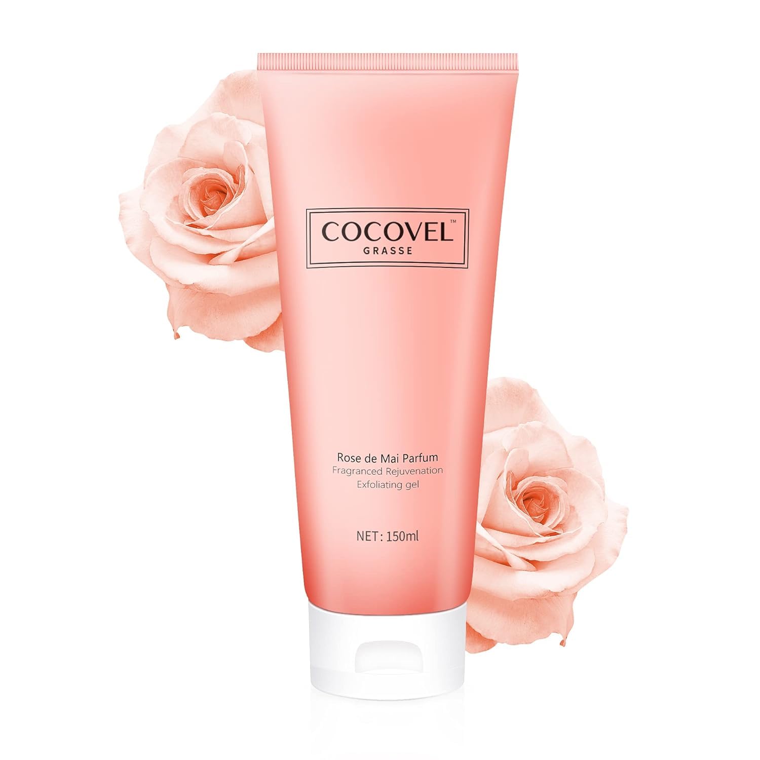 COCOVEL Rose de Mai Parfum Fragranced Rejuvenation Exfoliating Gel with Rosa Flower Extract, Rejuvenating & Brightening Gel 1 COCOVEL Rose de Mai Parfum Fragranced Rejuvenation Exfoliating Gel with Rosa Flower Extract, Rejuvenating & Brightening Gel