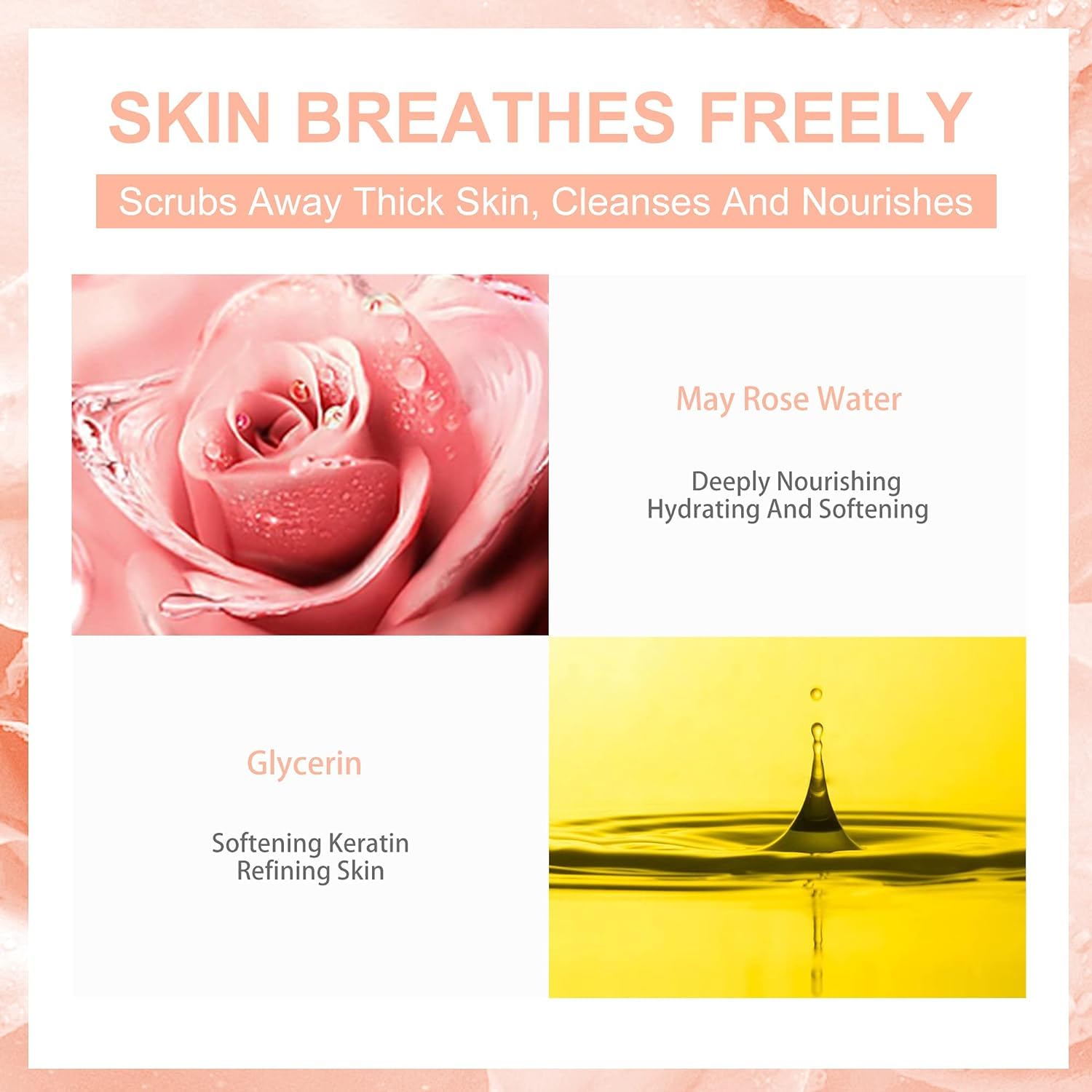 COCOVEL Rose de Mai Parfum Fragranced Rejuvenation Exfoliating Gel with Rosa Flower Extract, Rejuvenating & Brightening Gel 4 COCOVEL Rose de Mai Parfum Fragranced Rejuvenation Exfoliating Gel with Rosa Flower Extract, Rejuvenating & Brightening Gel - Image 4