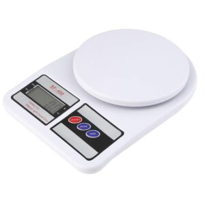 Kitchen Weighing Scale, Multipurpose Portable Electronic Digital Kitchen Weight Machine with Backlight Display (10 Kg Capacity)