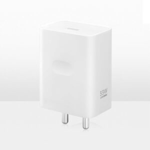Original 33W SUPERVOOC Fast Charger, Single Port,BIS Certified, Universal Compatibility (Cable Not Included, White)