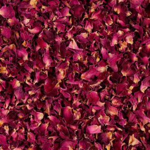 dried red rose petals, edible rose petals, dried rose petals India, organic rose petals, rose petals for tea, rose petals for skincare, natural rose petals, bulk dried rose petals, premium rose petals India, red rose petals dried